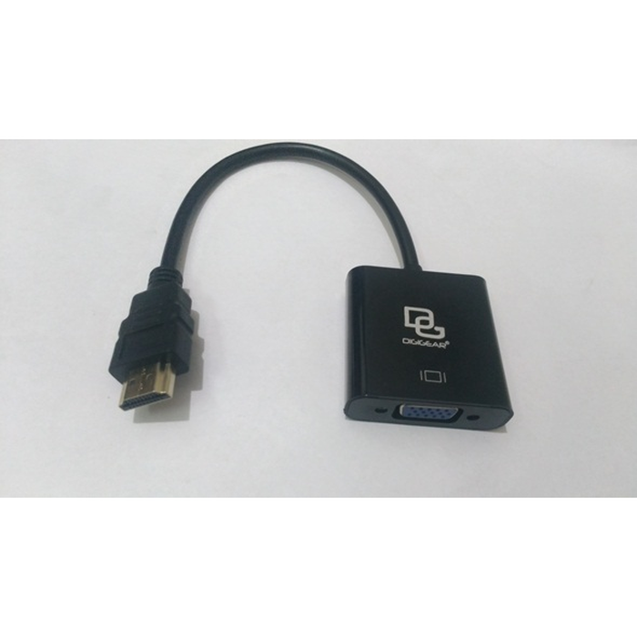 HDMI male to VGA female Converter DIGIGEAR HDMI to VGA CONVERTER - Putih