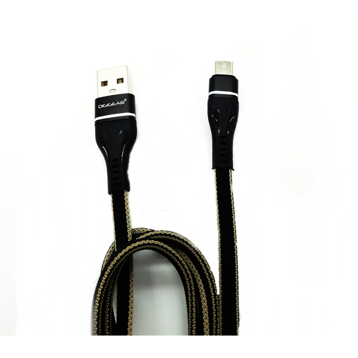 DIGIGEAR Premium Micro USB 5 pin Kabel DATA FAST CHARGING 2.4A DENIM