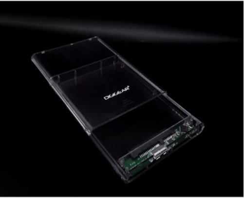 DIGIGEAR CASING HARD DISK 2.5' USB 3.0 HDD SATA ENCLOSURE TRANSPARENT